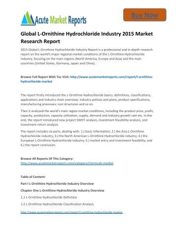 Global L-Ornithine Hydrochloride Industry 2015 Market Research Report.pdf