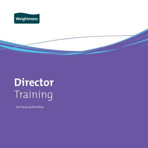 Director Training for Local Authorities