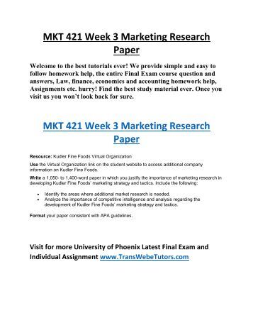 research papers about marketing