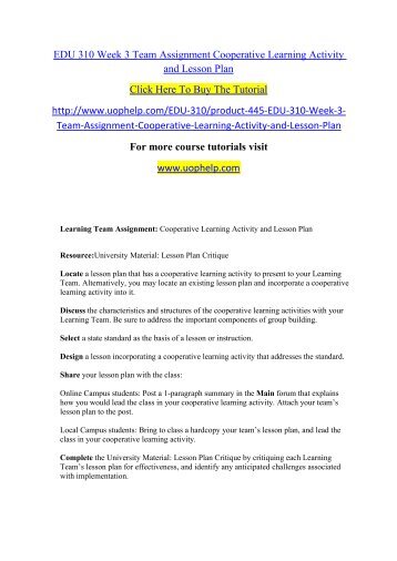 EDU 310 Week 3 Team Assignment Cooperative Learning Activity and Lesson Plan.pdf