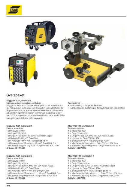Katalog för Svets och Tillbehör
