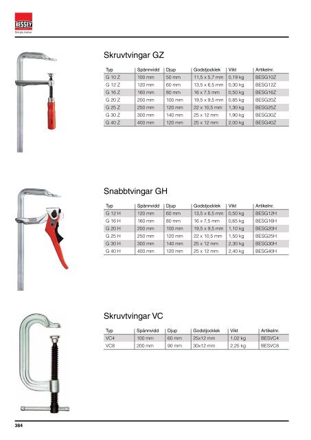 Katalog för Svets och Tillbehör