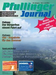 Journal Ausgabe Juni 2011.indd - beim Pfullinger Journal