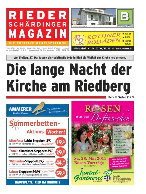 ried aktuell - Rieder Schärdinger Magazin