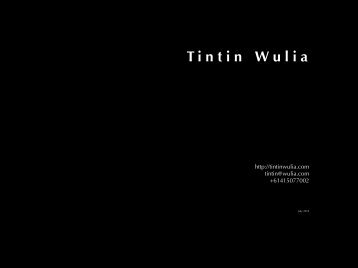 Tintin Wulia: selected works