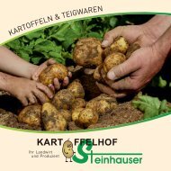 Imagebroschüre Kartoffelhof Steinhauser Dettingen