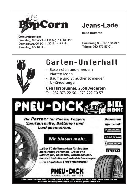 Club Info Nr. 57 (08.2008, ca. 2,63 - SC Aegerten Brügg