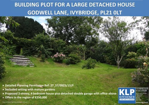 Single Building Plot - Ivybridge, Devon