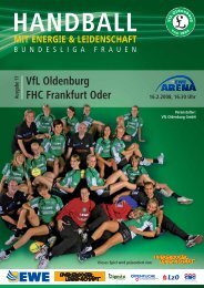 VfL Oldenburg FHC Frankfurt Oder