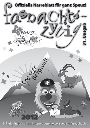 Ausgabe 2012 - Speuzer Fasnacht