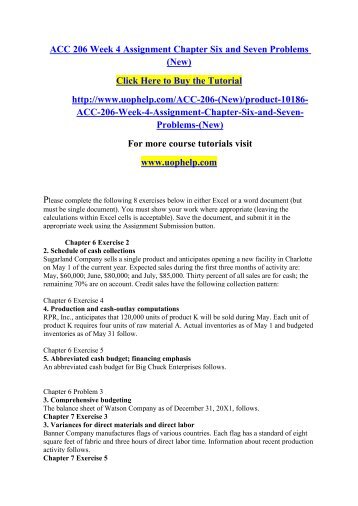 it 206 week 1 acc 206 principles of accounting ii acc 206 week 1 assignment chapter one problems click here chapter one problems please complete the following 5. it 206 week 1 acc 206 principles of accounting ii acc 206 week 1 assignment chapter one problems click here chapter one problems please complete the following 5.