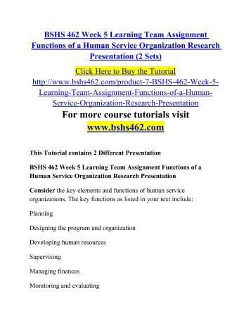 Human service research paper