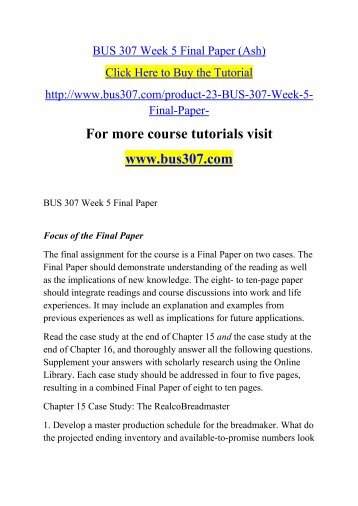 ash bus 307 week 5 final Mgt 415 assist deep learning/mgt415assistdotcom essay mgt 415 week 5 final assignment 5 times, rating: a+ mgt 307 week 1 discussion question 1. ash bus 307 week 5 final Mgt 415 assist deep learning/mgt415assistdotcom essay mgt 415 week 5 final assignment 5 times, rating: a+ mgt 307 week 1 discussion question 1.