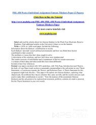 Individual assignment critical thinking application paper