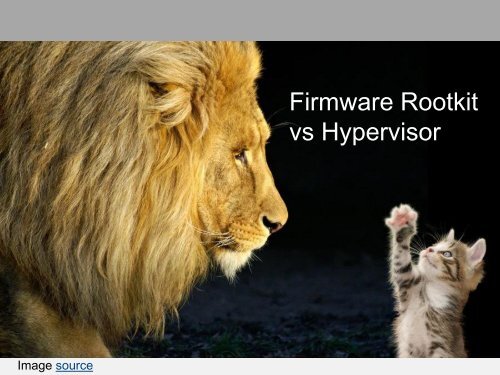 Attacking Hypervisors via Firmware and Hardware