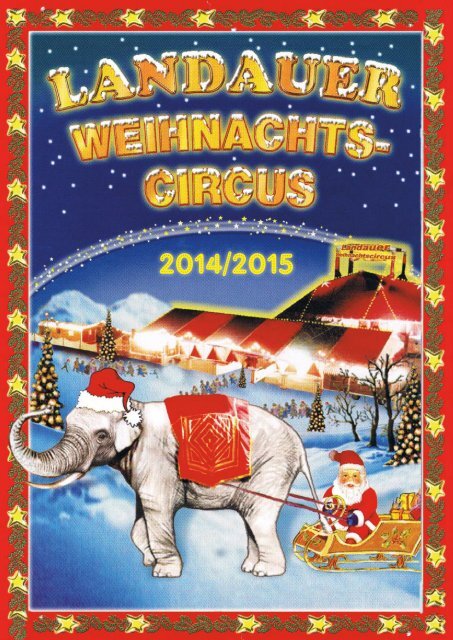 Landauer Weihnachtscircus - Programmheft 2014