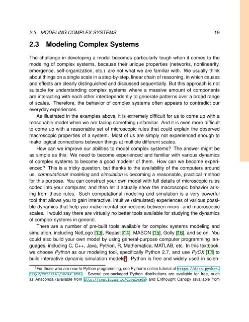 Introduction to the Modeling and Analysis of Complex Systems