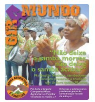 Jornal Giramundo - nº 20 - Ano 06 - Agosto de 2006 - Não deixe o samba morrer