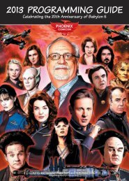 Phoenix Comicon 2016 Program Guide