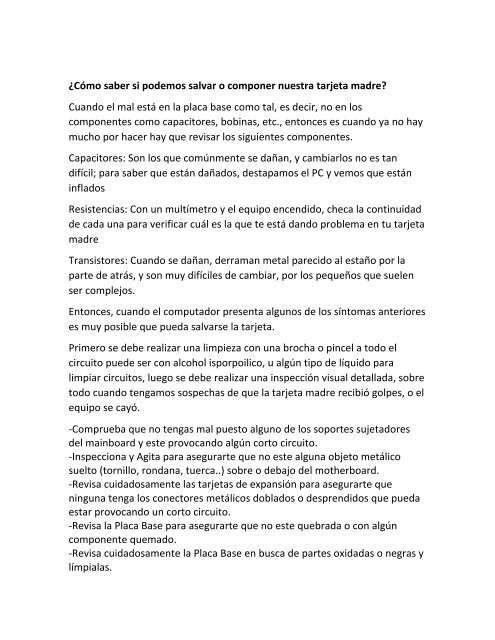 tarjeta madre problemas y soluciones.pdf