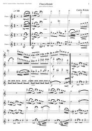 Flauzzolleando   cuarteto de flautas Score & parts - Carlos Weiske