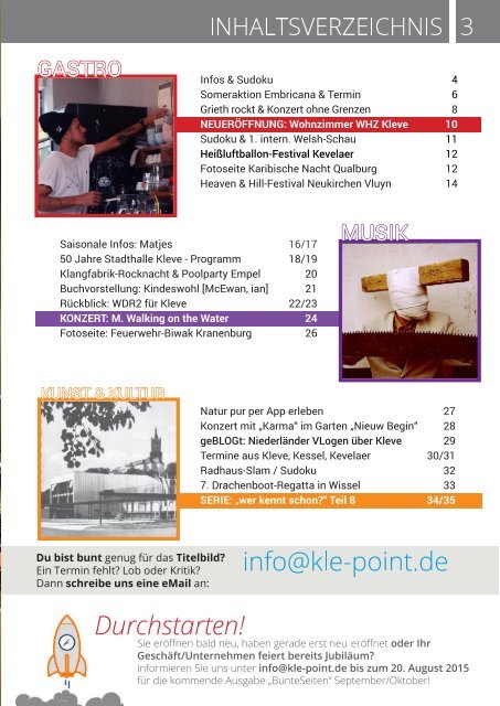 Freizeitmagazin BunteSeiten Juli/August 2015