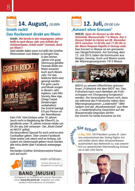 Freizeitmagazin BunteSeiten Juli/August 2015