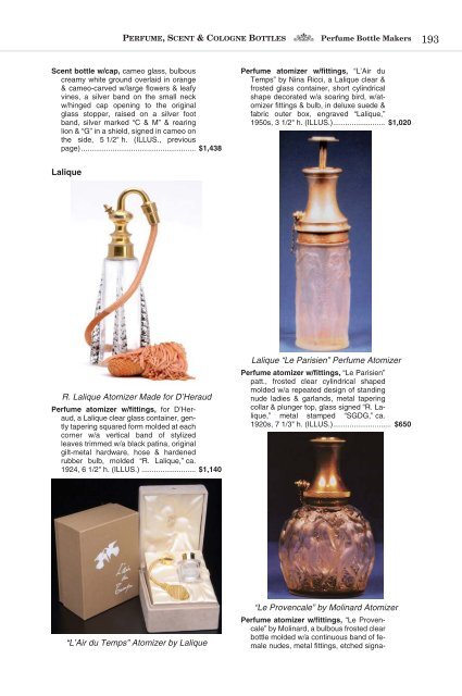 Perfume Bottles