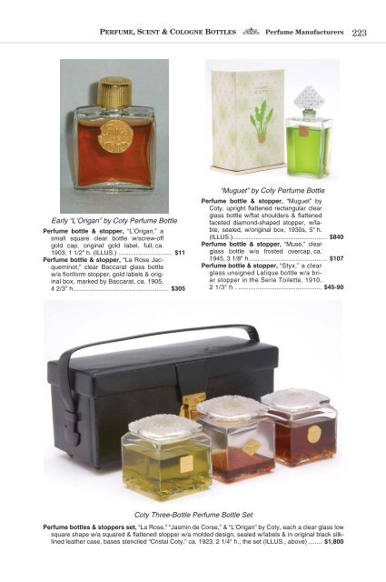 Perfume Bottles