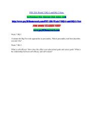 PSY 201 Week 7 Assignment Personality and Intelligence Worksheet New/psy201homeworkdotcom