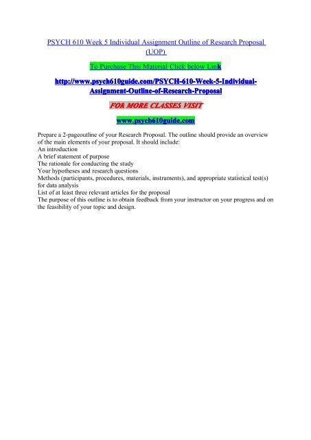 Gps research proposal