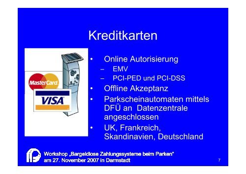 Bargeldlose Zahlungssysteme an Parkscheinautomaten - FGSV