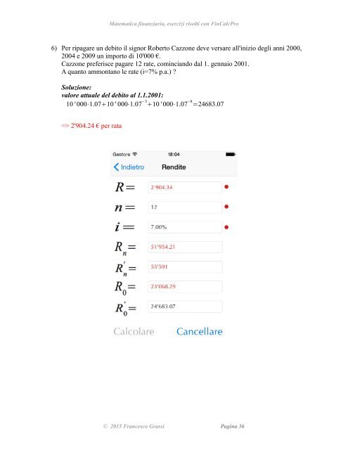 Matematica finanziaria