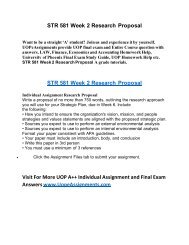 Research proposal paper str 581