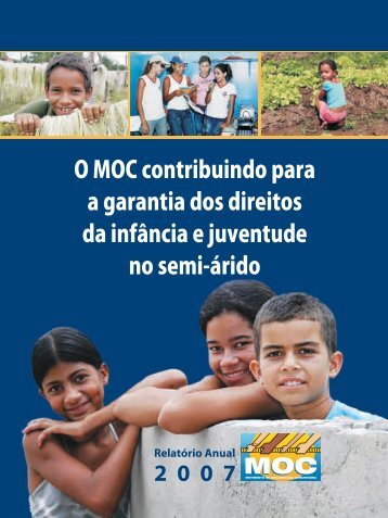 Relatórios - O MOC contribuindo para os direitos da infância e da juventude no semi-árido