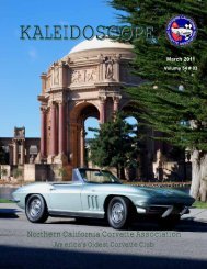 Northern California Corvette Association - NCCA Home Page
