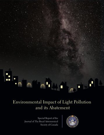 Environmental Impact of Light Pollution and its Abatement
