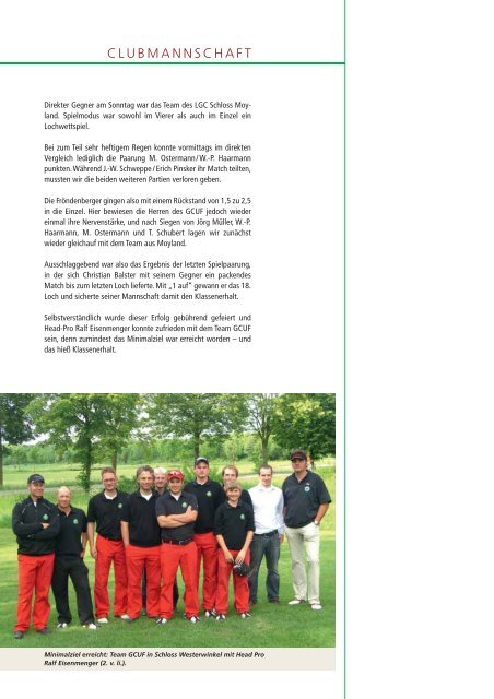 Magazin als Download - Golf Club Unna-Fröndenberg e.V.