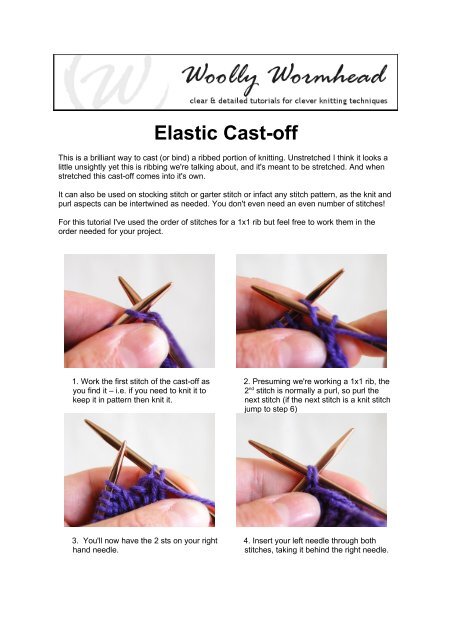 Elastic Cast-off
