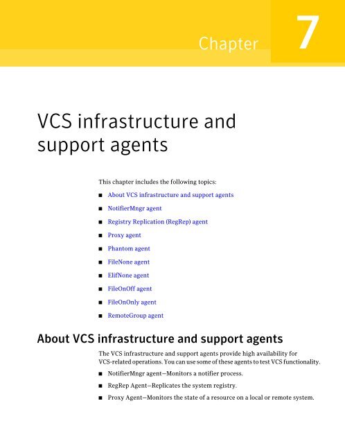 Veritas Cluster Server Bundled Agents Reference Guide