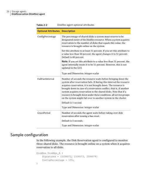 Veritas Cluster Server Bundled Agents Reference Guide