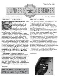 Feb - Florida Artist Blacksmith Association