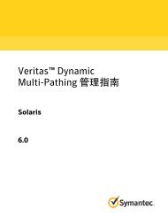 Veritas Dynamic Multi-Pathing 管 理 指 南