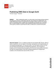Publishing DWG Data to Google Earth