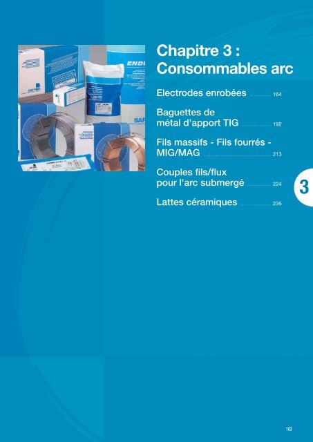 Chap.3 Consommables Arc - Saf-Fro
