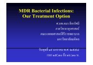 MDR Bacterial Infections Our Treatment Option