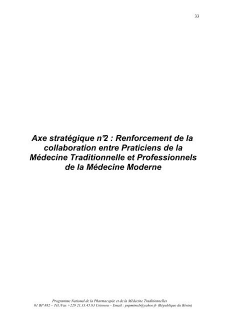 Bonnes Pratiques de lutte contre le VIH en MÃ©decine Traditionnelle ...