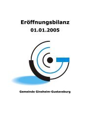 Eröffnungsbilanz als pdf - Gemeinde Ginsheim-Gustavsburg