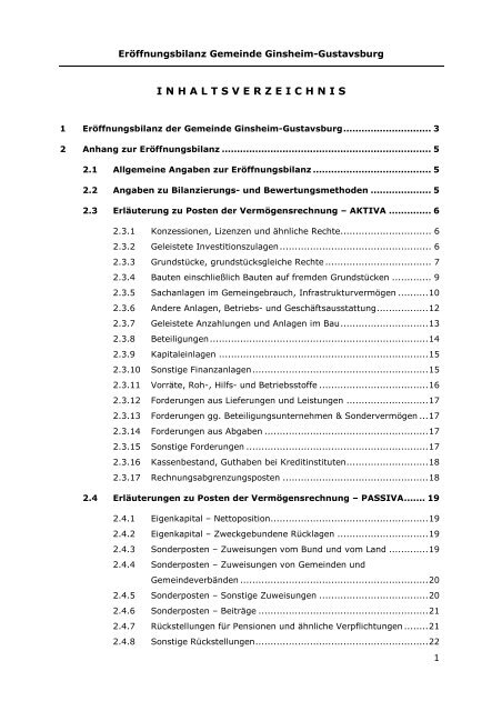 Eröffnungsbilanz als pdf - Gemeinde Ginsheim-Gustavsburg