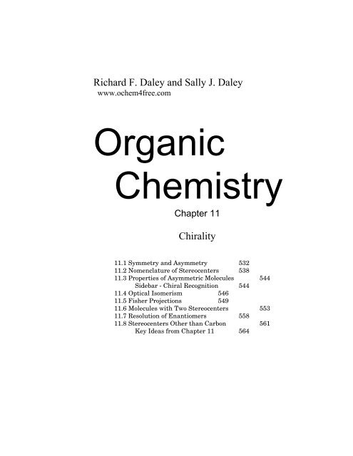 Organic Chemistry